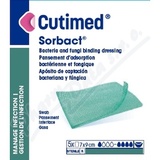 Cutimed Sorbact 7x9cm 5ks antimikrob. krytí přířez