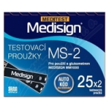 Medisign MS-2 testovac prouky 25x2ks