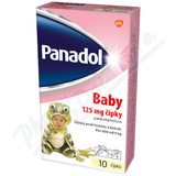 Panadol Baby 125mg sup.  10 CZ