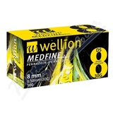 Wellion MEDFINE jehly inz. pera 0. 30x8mm 30G 100ks