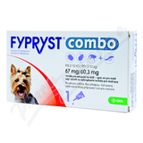 FYPRYST combo 1x0. 67ml spot-on pro psy 2-10kg