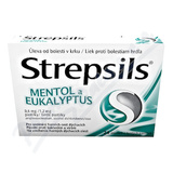 Strepsils Mentol a Eukalyptus 0. 6mg-1. 2mg pas. 24