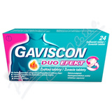 Gaviscon Duo Efekt žvýkací tablety tbl. mnd. 24