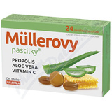 Mllerovy pastilky s propolisem a Aloe vera 24ks