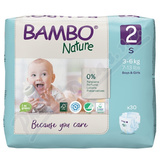 Bambo Nature 2 dtsk plenkov kalhotky 3-6kg 30ks