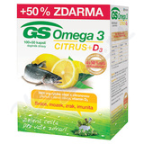 GS Omega 3 Citrus+D3 cps. 100+50 ČR-SK