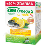GS Omega 3 Citrus+D3 cps. 100+50 R-SK