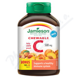 JAMIESON Vitamn C 500mg broskev chewable tbl. 120
