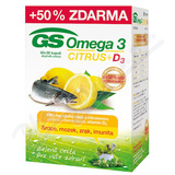 GS Omega 3 Citrus+D3 cps. 60+30 R-SK
