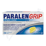 Paralen Grip chipka a kael 500-15-5mg tbl. flm. 24