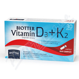 Biotter Vitamín D3+K2 cps. 30