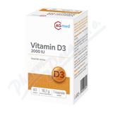 Vitamin D3 2000 IU cps. 60 AGmed