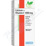 Calcium + Vitamin C 1000mg Generica eff. tbl. 10